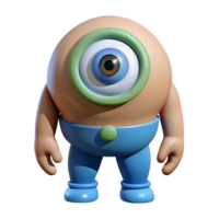 rare rustic Cyclops, one-eyed giant, NO BACKGROUND with Transparent Background. genuine png
