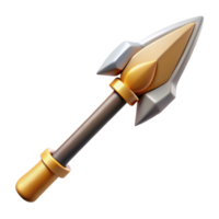 remarkable elegant Odin's Spear, Gungnir, Norse mythology, NO BACKGROUND with Transparent Background. authentic png