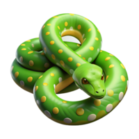 stunning rustic A slithering green tree python. NO BACKGROUND with Transparent Background. top-tier png