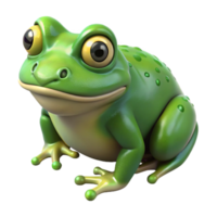 radiant standout A croaking bullfrog. NO BACKGROUND with Transparent Background. png