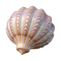 peaceful breathtaking A seashell with intricate patterns. NO BACKGROUND with Transparent Background. elite png