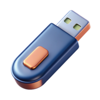 sumptuous harmonious elegant USB flash drive with metal casing NO BACKGROUND with Transparent Background. original png