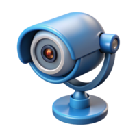 iconic bohemian Security camera with rotating lens NO BACKGROUND with Transparent Background. fine detail png