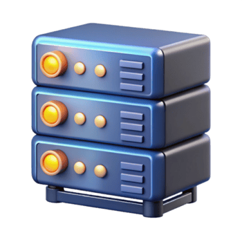 notável arte deco servidor prateleira com piscando luzes não fundo com transparente fundo. perfeito clareza png