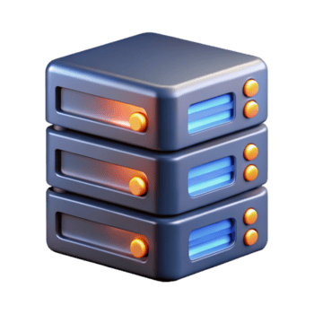 vibrante misterioso renascimento servidor prateleira com piscando luzes não fundo com transparente fundo. Alto qualidade png