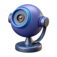 quintessential gothic Webcam with built-in microphone NO BACKGROUND with Transparent Background. crisp png