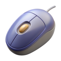 impressive tranquil industrial Computer mouse with scroll wheel NO BACKGROUND with Transparent Background. flawless png