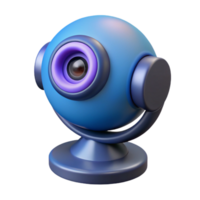 romantic radiant Webcam with built-in microphone NO BACKGROUND with Transparent Background. 4K png