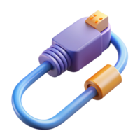 sumptuous distinctive Ethernet cable with RJ45 connector NO BACKGROUND with Transparent Background. png