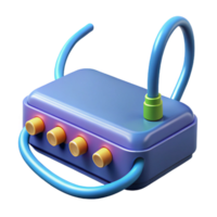 nostalgic serene Modem with cable connections NO BACKGROUND with Transparent Background. elite png