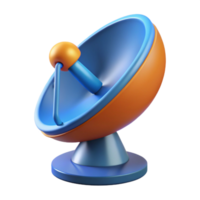 splendid classic Satellite dish with receiver NO BACKGROUND with Transparent Background. flawless png