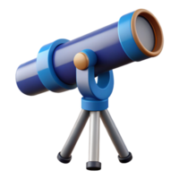 majestic minimalist Telescope with adjustable mount NO BACKGROUND with Transparent Background. museum quality png