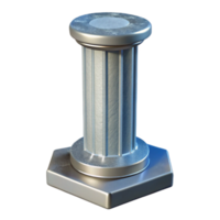 splendid unparalleled Concrete pillar, reinforced, NO BACKGROUND with Transparent Background. png