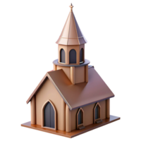 timeless art deco Church steeple, pointed, NO BACKGROUND with Transparent Background. perfect clarity png