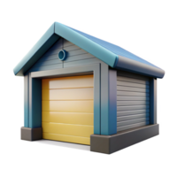 wonderful nostalgic vintage Garage door, sectional, NO BACKGROUND with Transparent Background. studio quality png