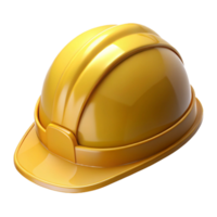 wonderful sought-after Construction helmet, yellow, NO BACKGROUND with Transparent Background. png