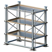 immaculate distinctive Scaffolding section, metal, NO BACKGROUND with Transparent Background. png