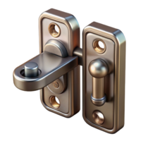 quintessential nordic Window latch, metal, vintage, NO BACKGROUND with Transparent Background. precision png