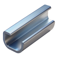 majestic exemplary Gutter section, aluminum, seamless, NO BACKGROUND with Transparent Background. png