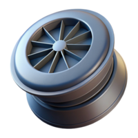timeless abstract Attic vent, circular, NO BACKGROUND with Transparent Background. professional png