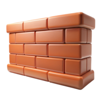 radiant quintessential Brick wall, running bond pattern, NO BACKGROUND with Transparent Background. png