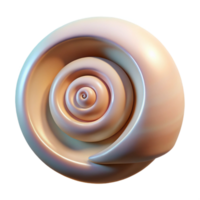 notable bohemian Seashell spiral NO BACKGROUND with Transparent Background. gallery standard png
