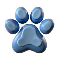 tranquil pristine Paw print of a dog NO BACKGROUND with Transparent Background. studio quality png