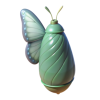 glorious ethereal organic Butterfly cocoon NO BACKGROUND with Transparent Background. elite png