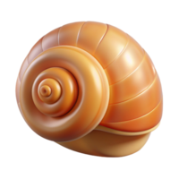 magnificent classic Snail shell NO BACKGROUND with Transparent Background. crisp png