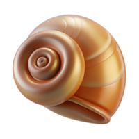 tranquil splendid Snail shell NO BACKGROUND with Transparent Background. exclusive png