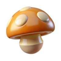 playful gorgeous Mushroom cap NO BACKGROUND with Transparent Background. authentic png
