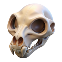 memorable futuristic Animal skull NO BACKGROUND with Transparent Background. precision png