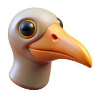 immaculate organic Bird beak NO BACKGROUND with Transparent Background. 8K png