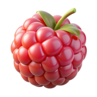 remarkable artistic Berry raspberry NO BACKGROUND with Transparent Background. detailed png