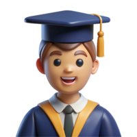 signature vintage Graduate student in cap and gown, NO BACKGROUND with Transparent Background. perfect clarity png
