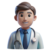 standout nordic Doctor with a stethoscope, NO BACKGROUND with Transparent Background. impeccable png