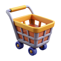 wonderful romantic vintage Shopping cart, NO BACKGROUND with Transparent Background. gallery standard png