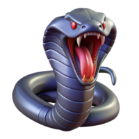 nostalgic dramatic A hissing cobra, hood expanded. NO BACKGROUND with Transparent Background. luxury png