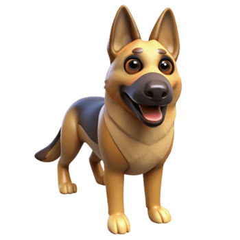 impressionante industrial uma alemão pastor cachorro, cabeça inclinado. não fundo com transparente fundo. elite png