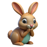 sumptuous exceptional A rabbit, twitching its nose. NO BACKGROUND with Transparent Background. png