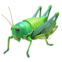unparalleled surreal A grasshopper, perched. NO BACKGROUND with Transparent Background. studio quality png