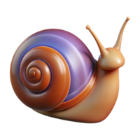 rare coastal A snail, shell visible. NO BACKGROUND with Transparent Background. impeccable png