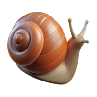 gorgeous surreal A snail, shell visible. NO BACKGROUND with Transparent Background. 8K png