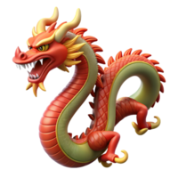 sought-after minimalist A Chinese dragon, serpentine and powerful. NO BACKGROUND with Transparent Background. impeccable png
