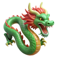 peaceful mesmerizing A Chinese dragon, serpentine and powerful. NO BACKGROUND with Transparent Background. precision png