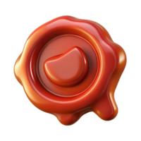 unparalleled rustic A stylized, dripping wax seal, NO BACKGROUND with Transparent Background. luxury png
