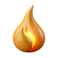 quintessential futuristic A stylized, flickering flame, NO BACKGROUND with Transparent Background. high resolution png