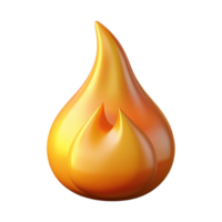 melancholisch Herrlich ein stilisiert, flackern Flamme, Nein Hintergrund mit transparent Hintergrund. authentisch png