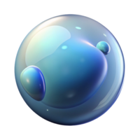 peaceful hypnotic A stylized, floating bubble, NO BACKGROUND with Transparent Background. museum quality png