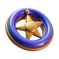 playful fascinating A stylized, magic circle, NO BACKGROUND with Transparent Background. museum quality png